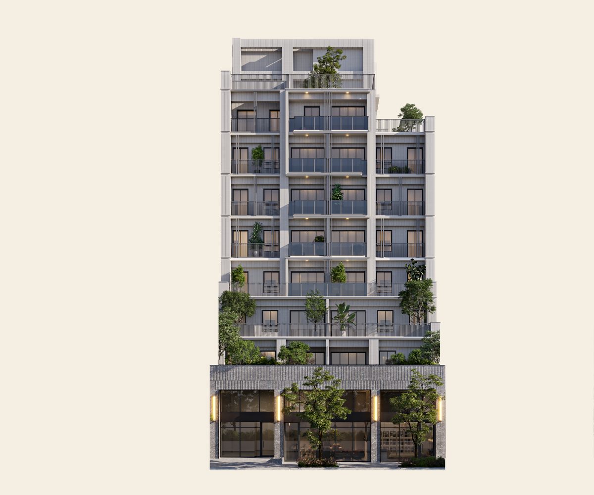 建築立面示意圖